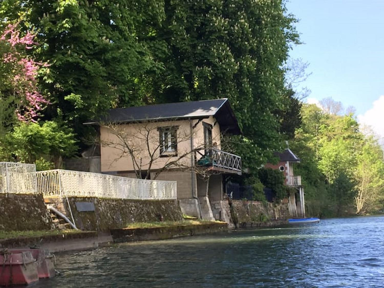 Le Chalet Bucolique Au Bord De L'Eau Olivet  Exterior foto