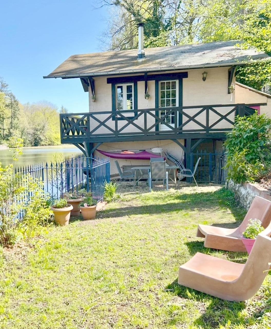 Le Chalet Bucolique Au Bord De L'Eau Olivet  Exterior foto